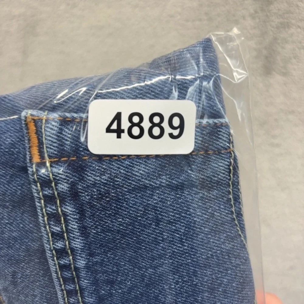 Levis 505 Jeans Mens 36X29‎ Blue Regular Straight Mid Rise Medium Wash Denim
